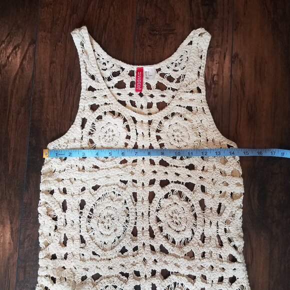 DIVIDED H&M Crochet swim cover up SIZE 6 Small - Picture 5 of 6